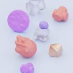 a group of different colored rocks